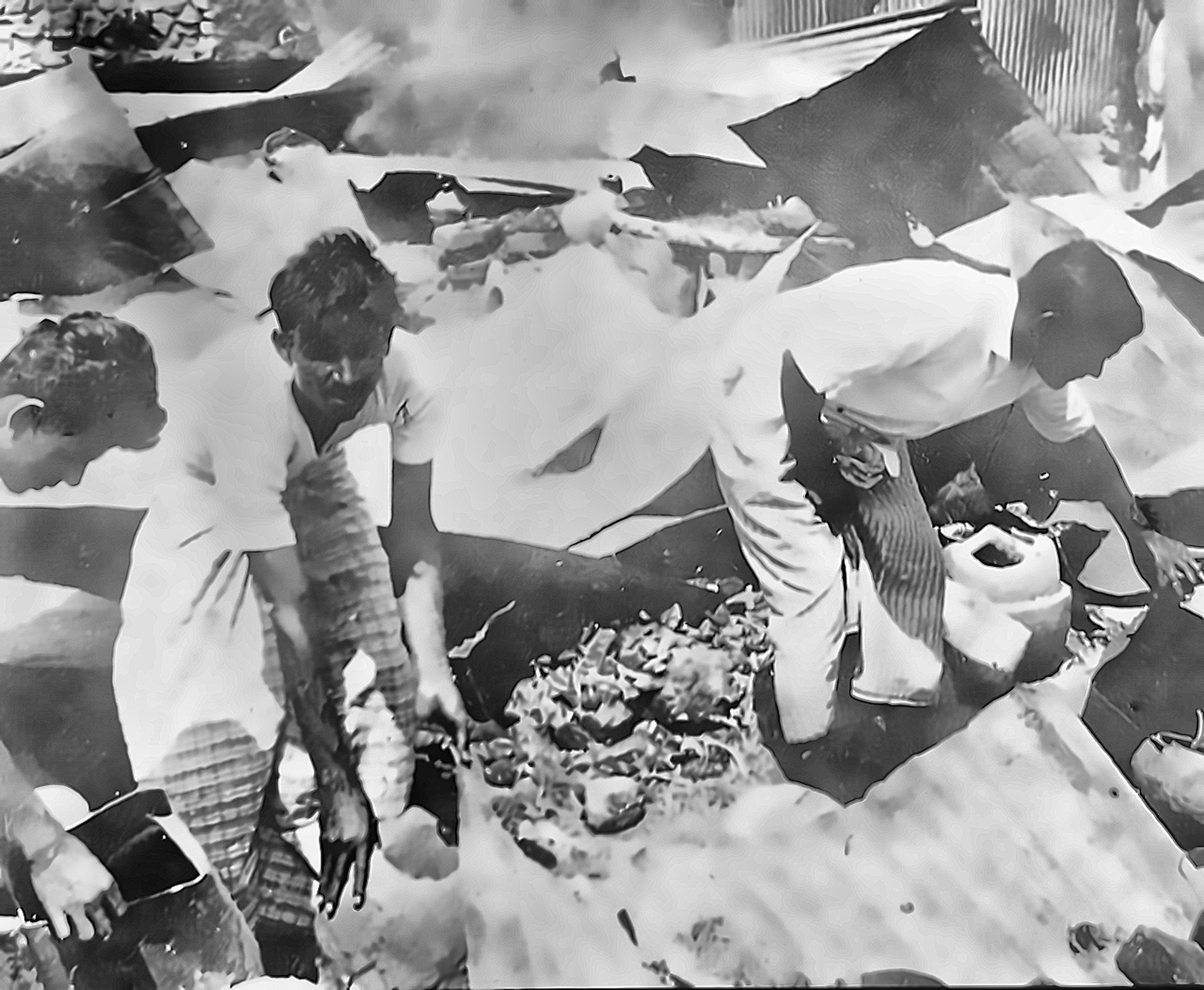 Chawkbazar in Old Dhaka levelled to the ground. 